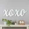 Pinnacle Script XOXO White Wood Decorative Sign