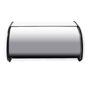 Honey-Can-Do Retro White Rolltop Bread Box