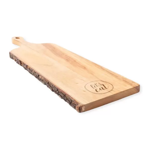 Cathy's Concepts Let's Eat Live Edge Mango Wood Serving Board