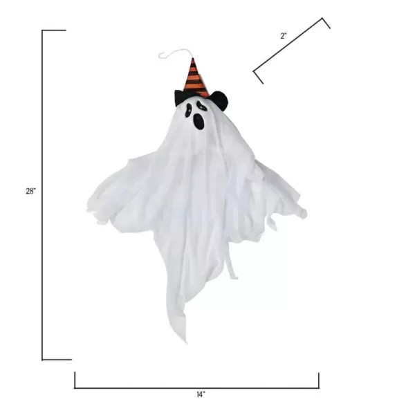 Worth Imports 28 in. Halloween Light Up Hanging Ghost (Set of 2)