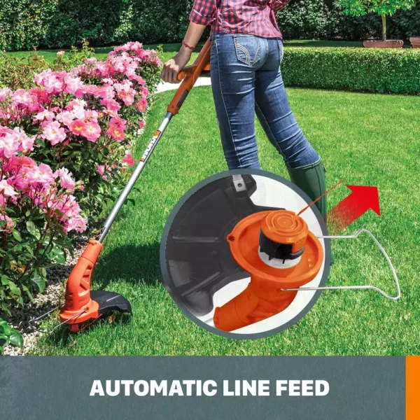 Worx POWER SHARE 20-Volt 10 in. Lithium-Ion Electric Cordless Grass Trimmer/Edger