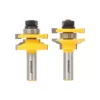 Yonico Rail and Stile Ogee 1/2 in. Shank Carbide Tipped Router Bit Set (2-Piece)