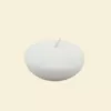 Zest Candle 3 in. White Floating Candles (Box of 12)