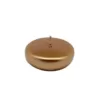 Zest Candle 2-1/4 in. Metallic Bronze Gold Floating Candles (24-Box)
