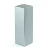 Zest Candle 3 in. x 9 in. Metallic Silver Square Pillar Candle Bulk (12-Box)